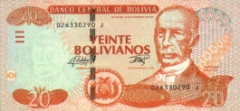 Boliviano boliwijskie