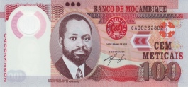 Nowy metical mozambijski