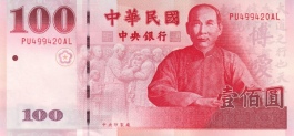 Dólar nuevo taiwanés