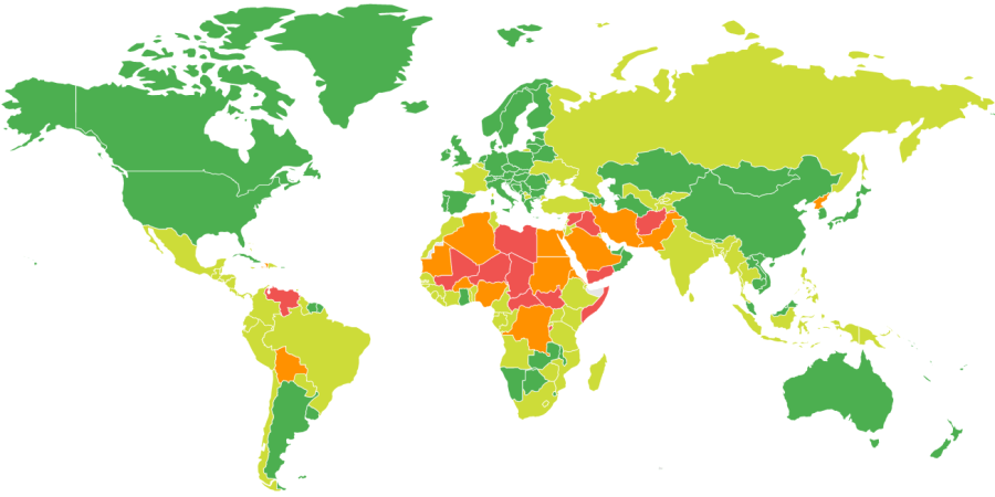 travel safety map